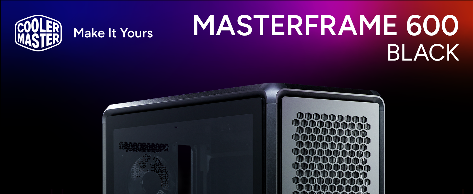 Cooler Master MasterFrame 600 Black ATX Mid-Tower PC Case