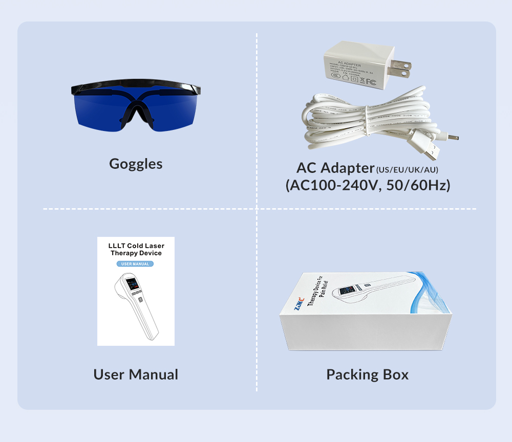 Handheld Cold Laser Therapy Device