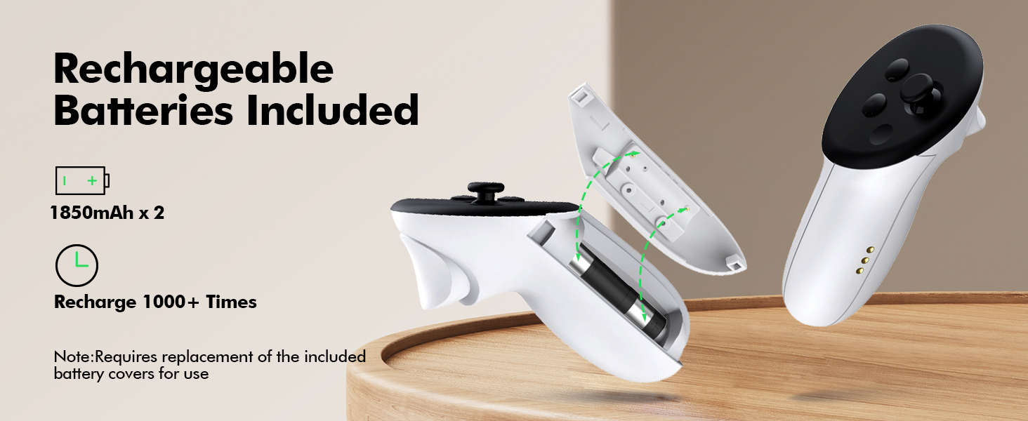 Charging Dock Compatible with Me-ta Quest 3/3S, VR Accessories Charging Station