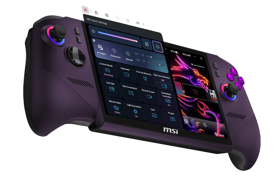 MSI CLAW 8 EX AI+ CG3EM Gaming Handheld