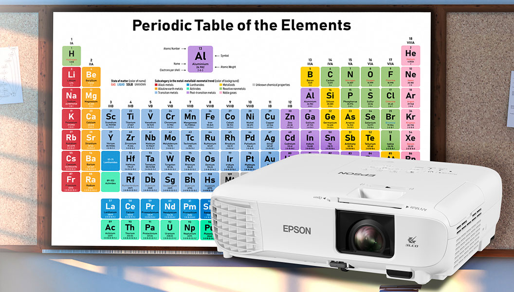 PowerLite E24 3,600 Lumens 3LCD Classroom Projector