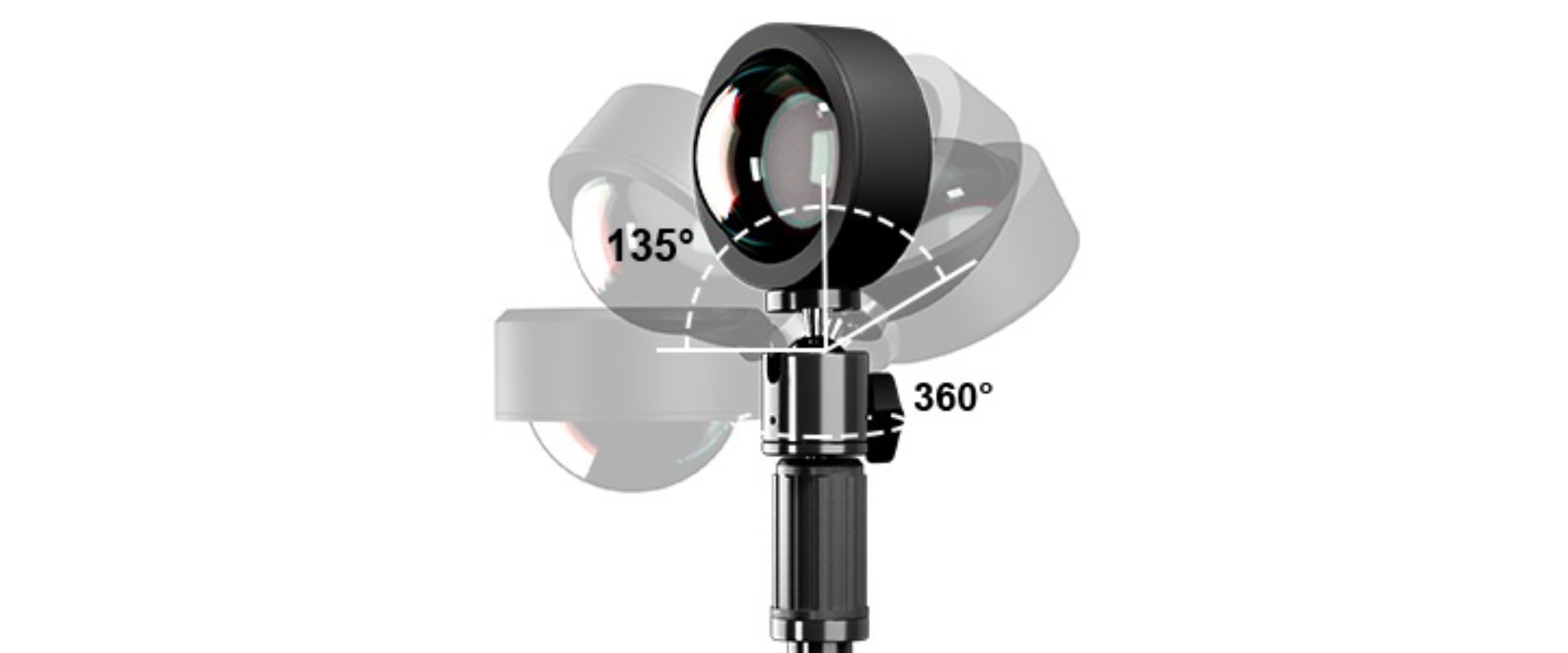 sunset lamp 360 degree rotatable adjustable head
