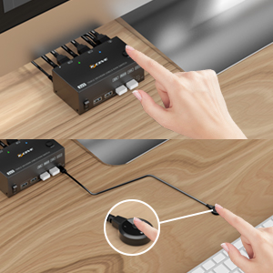 2 Switching Way Physical button control Wired control