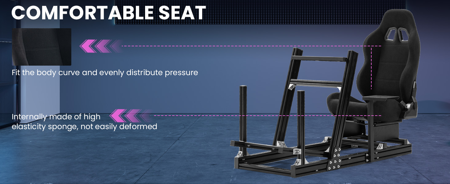 8040 Aluminium Profile Racing Simulator Cockpit