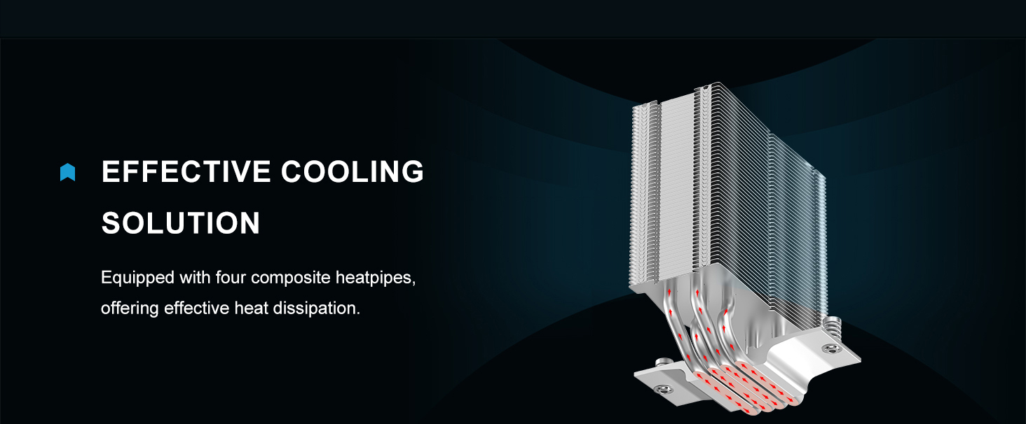 SAMA X40L Single-Tower CPU Air Cooler