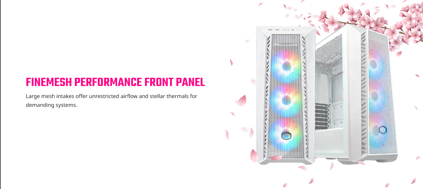 MasterBox 520 Mesh Sakura ATX Mid-Tower PC Case | Cooler Master