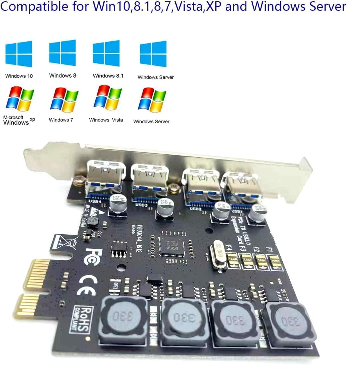 PCI-E to USB 3.0 HUB PCI Express Expansion Card