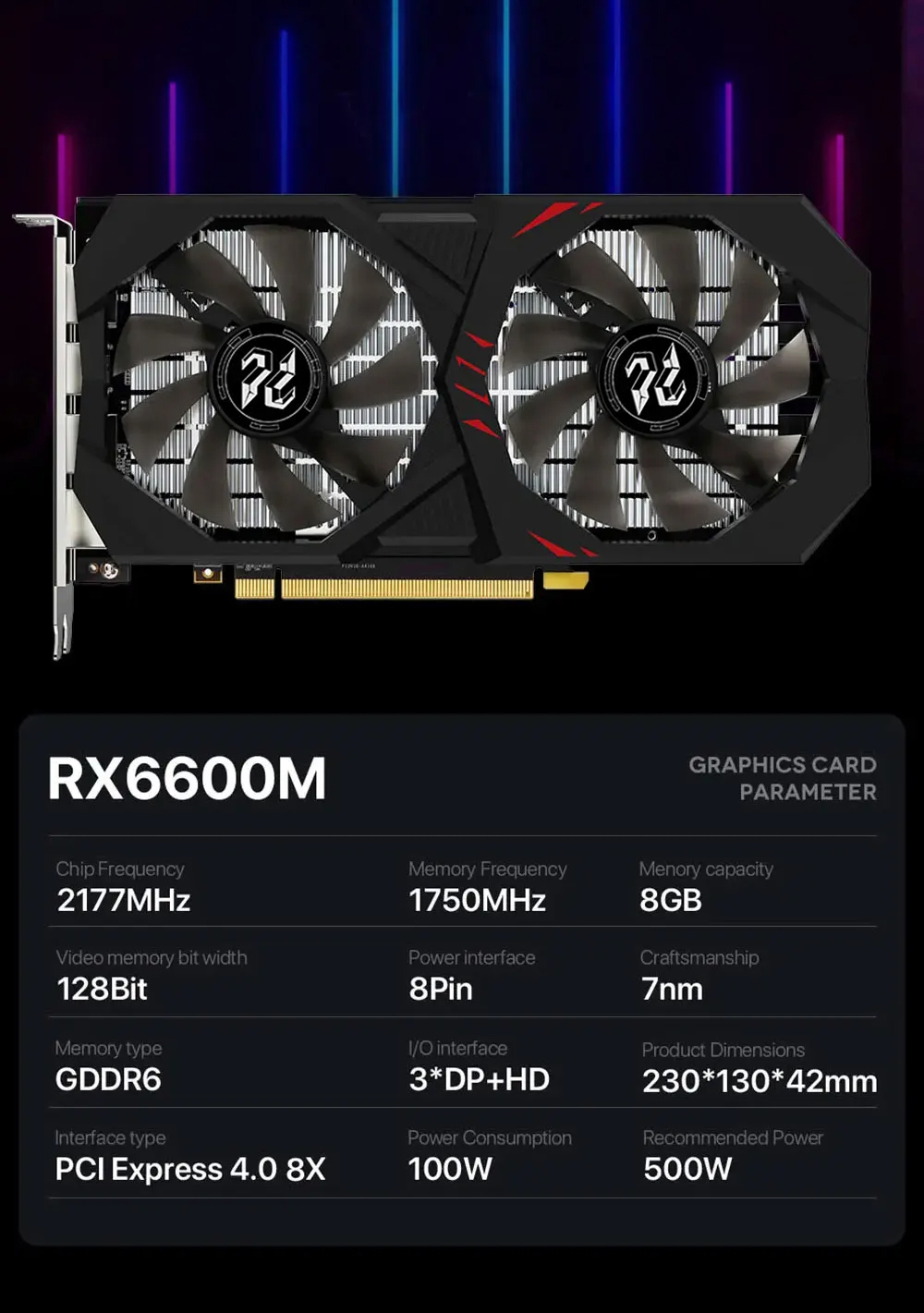RX 6600M 8GB