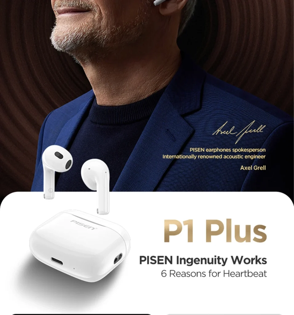 PISEN  BHD-TW6 P1 Plus TWS Headset
