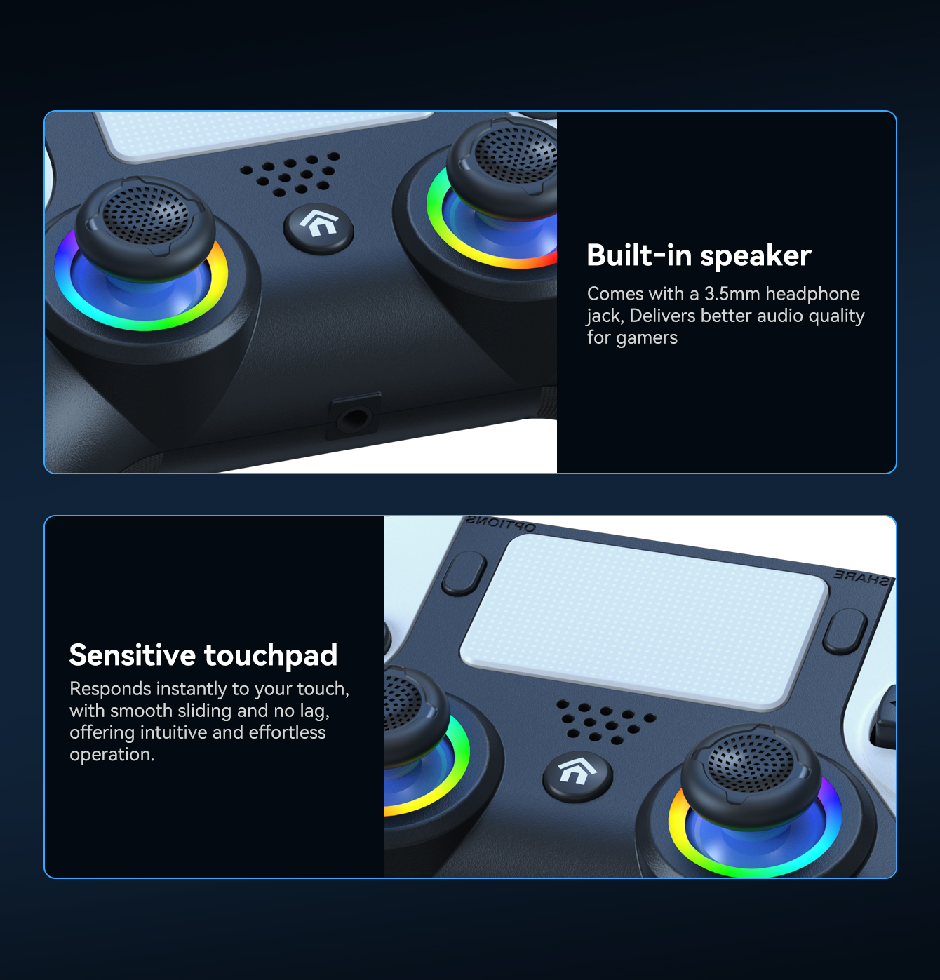 Built-in Speaker & Sensitive Touchpad