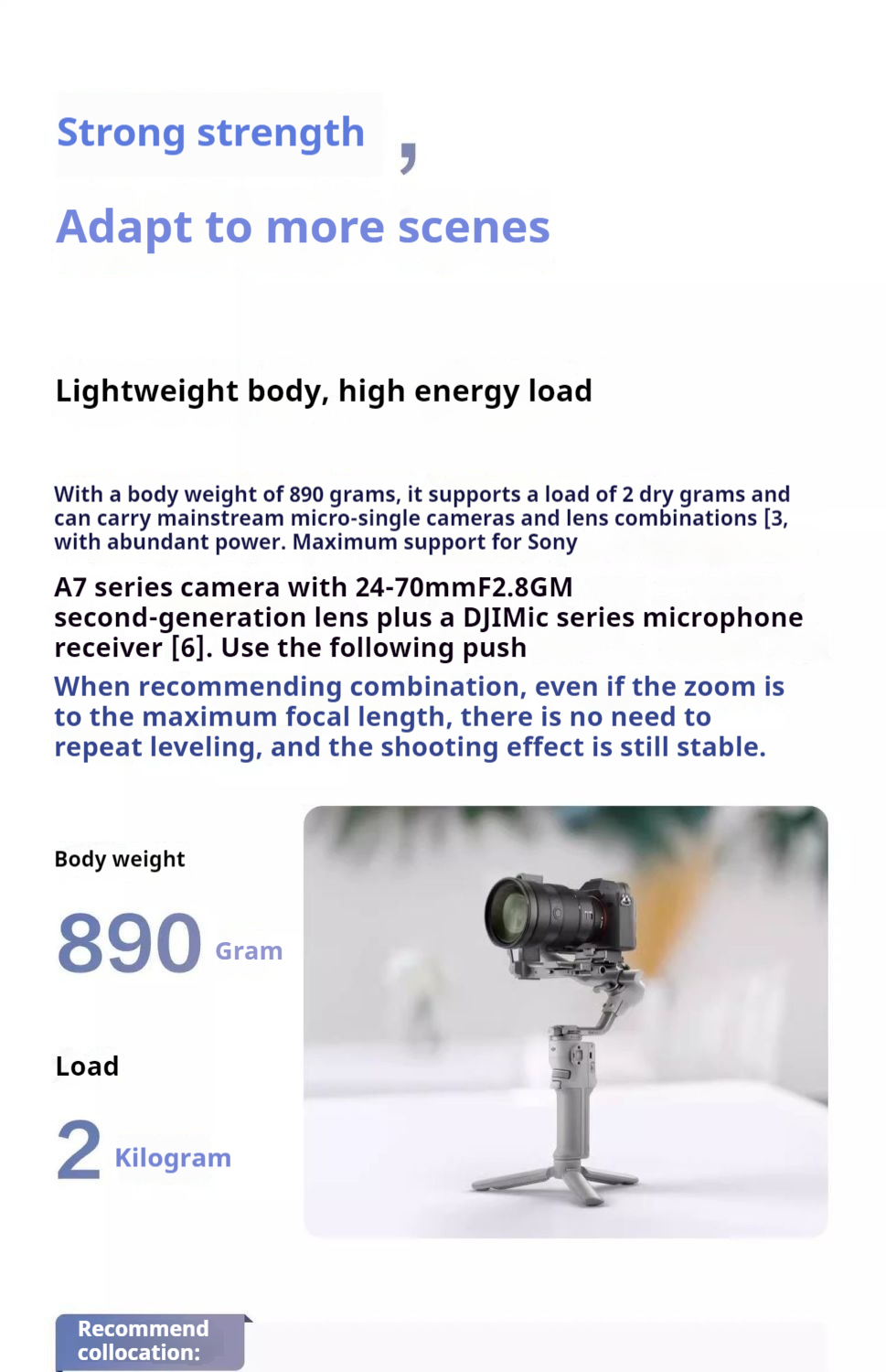 DJI RS4 Pro Detailed description
