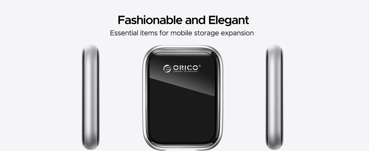 ORICO 1TB Portable SSD Up to 2000MB/s External Solid State Drive, USB 3.2 Gen 2x2 20Gbps with 2 in 1