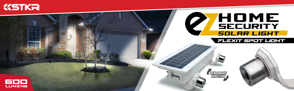 EZ Home Security Solar Light FLEXIT Spot Light