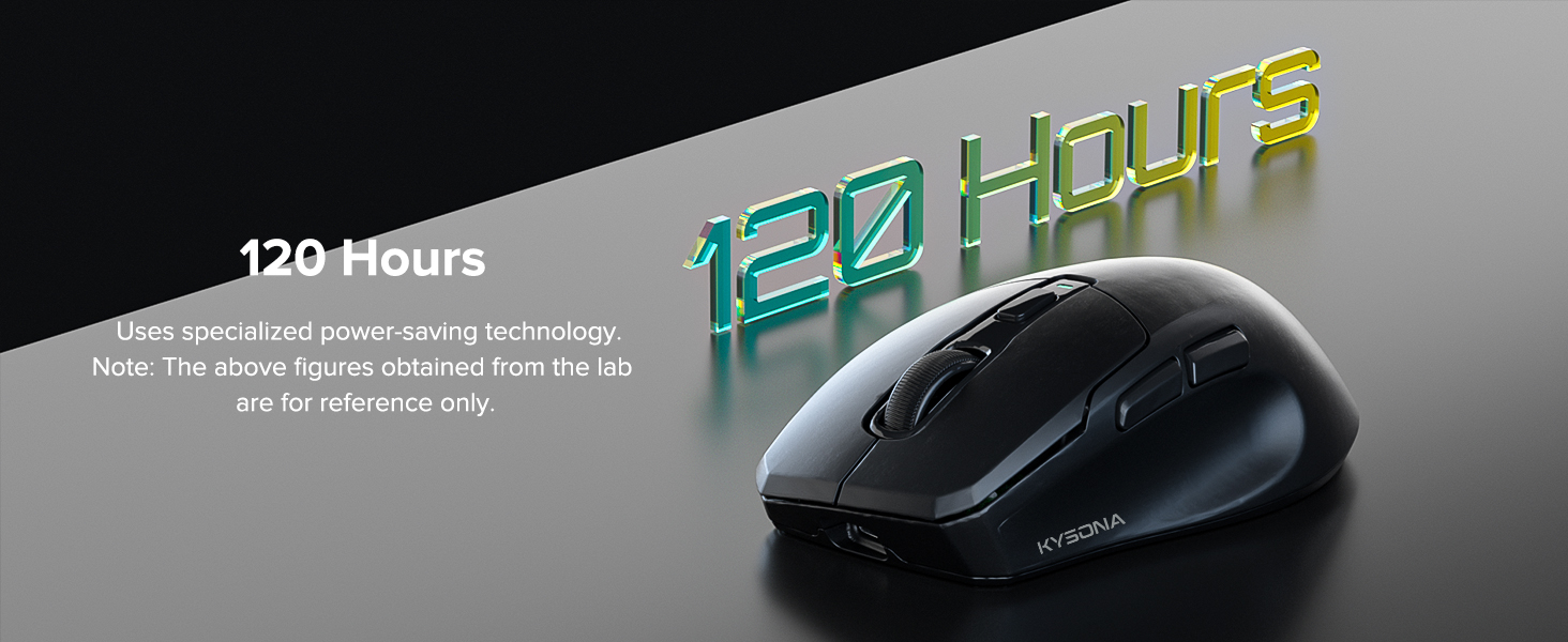 Wireless Gaming Mouse, 26000 DPI, 8K Polling Rate, Tri-Mode 2.4GHz/USB-C/Bluetooth Ergonomic Mouse