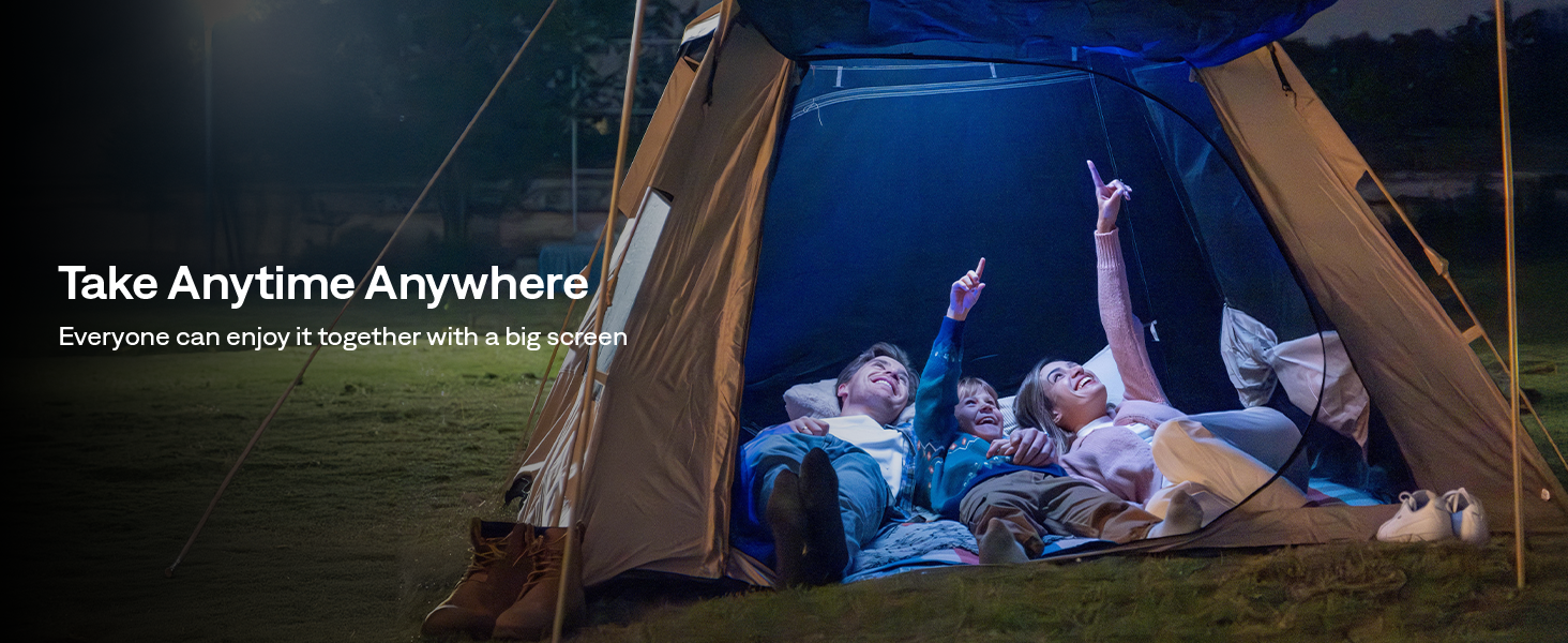 Aurzen ZIP Tri-Fold DLP Ultra-Portable Mini Pocket Projector