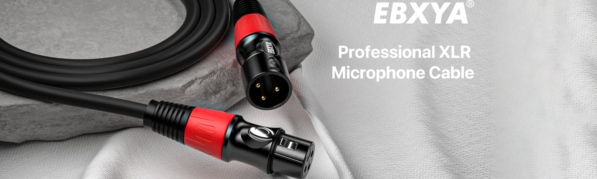 High-fidelity sound quality - These XLR cables use 24AWG oxygen-free copper wires