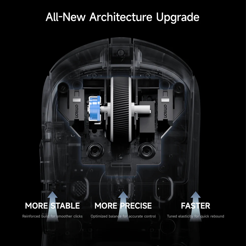  MCHOSE A7V2 Ultra Tri-Mode Lightweight Gaming Mouse