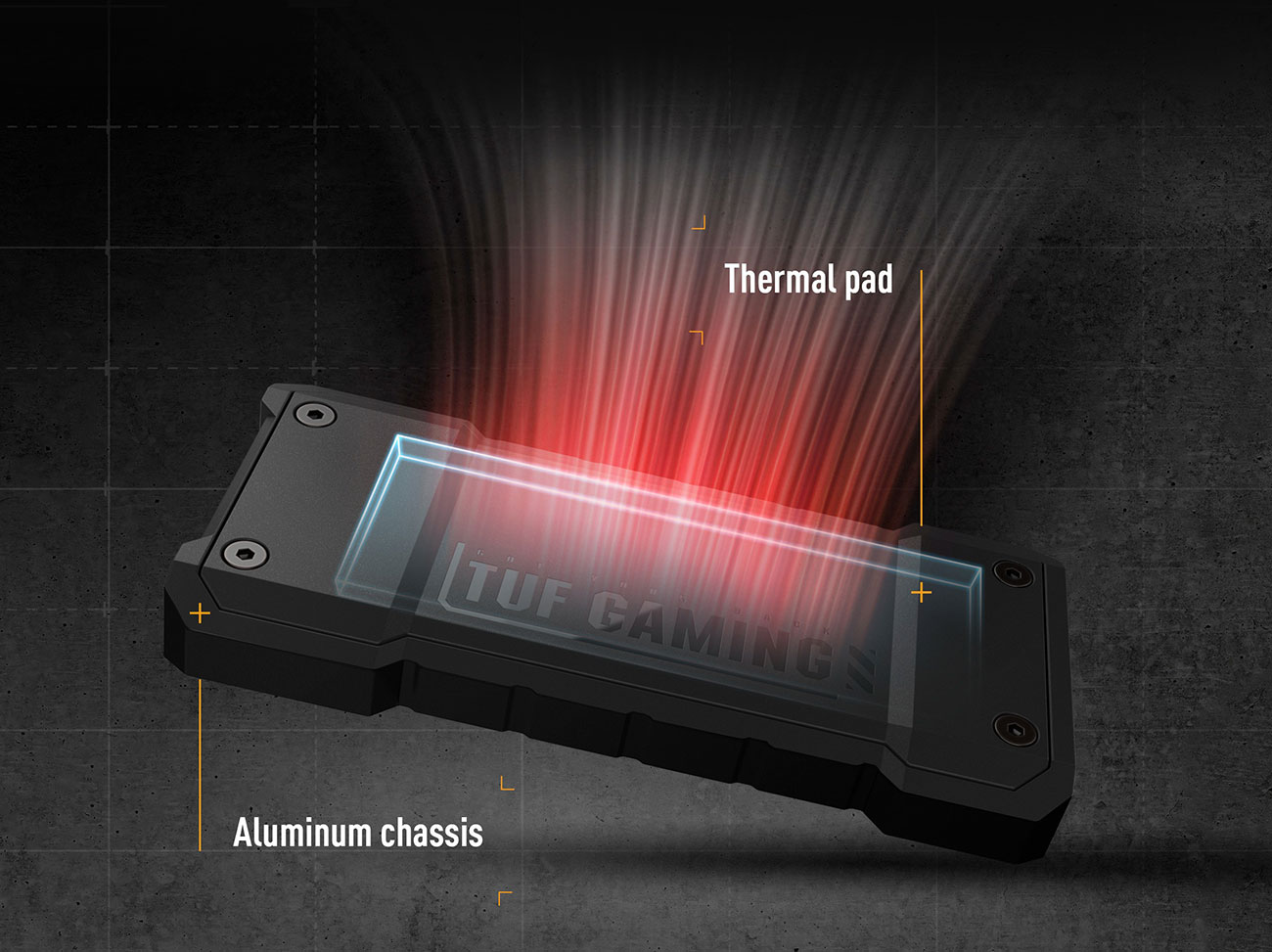 ASUS TUF Gaming A2 M.2 NVMe SSD Enclosure