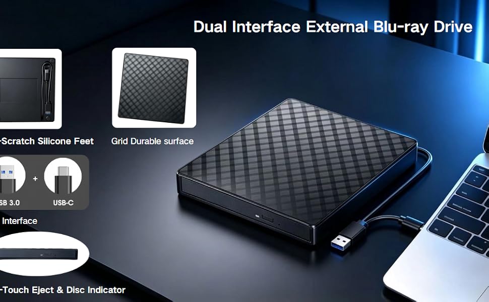 External Blu ray DVD Drive