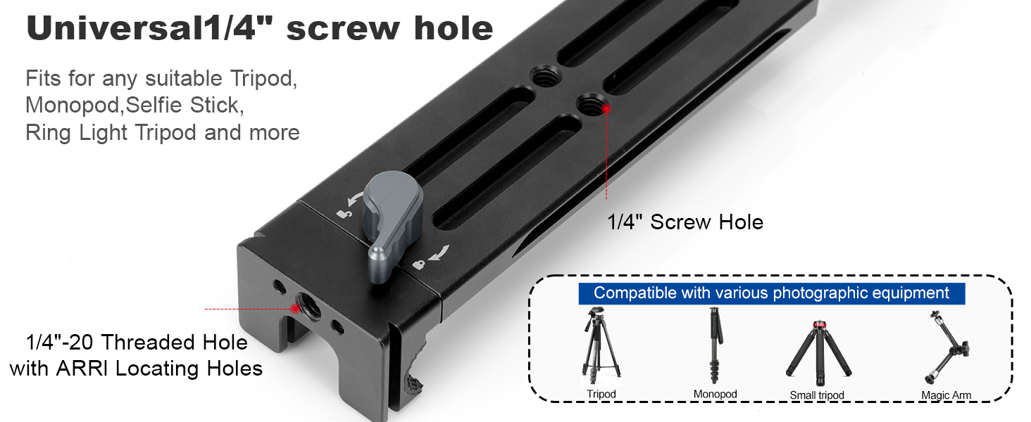 Aluminum iPad Tripod Holder Mount Adapter