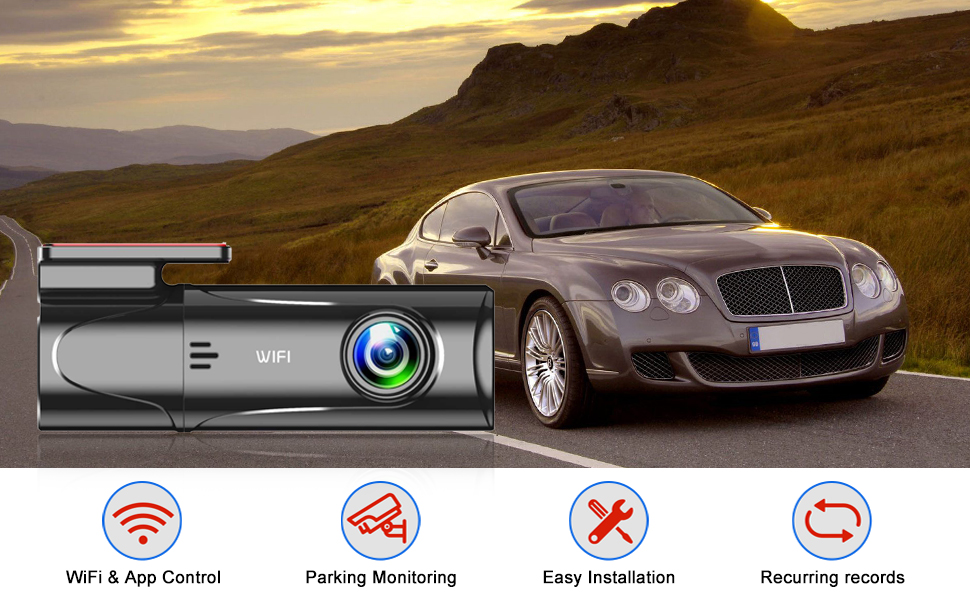 Dash Camera HD1296P Mini Dash Cam