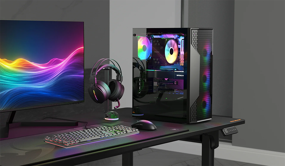 COUGAR MX110 RGB Mid-Tower ATX PC Case