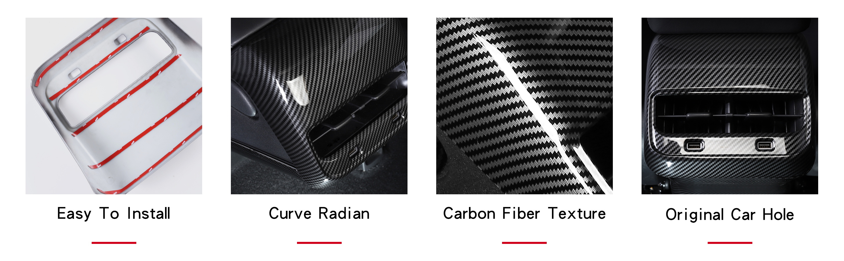 Tesla Model 3 Rear Air Vents Outlet Cover