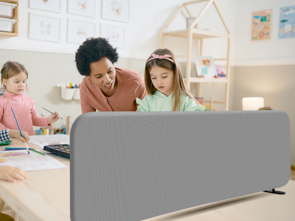 desk divider steel for classroom