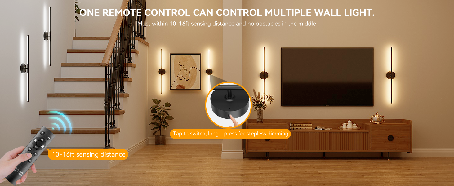 Remote Control Wall Sconces