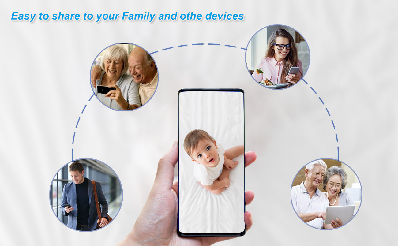 Security Camera Indoor/Outdoor, HOSAFE Wireless WiFi IP Surveillance Cameras for Home Security