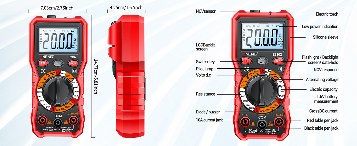 SZ302 MULTIMETER MULTI-FUNCTION