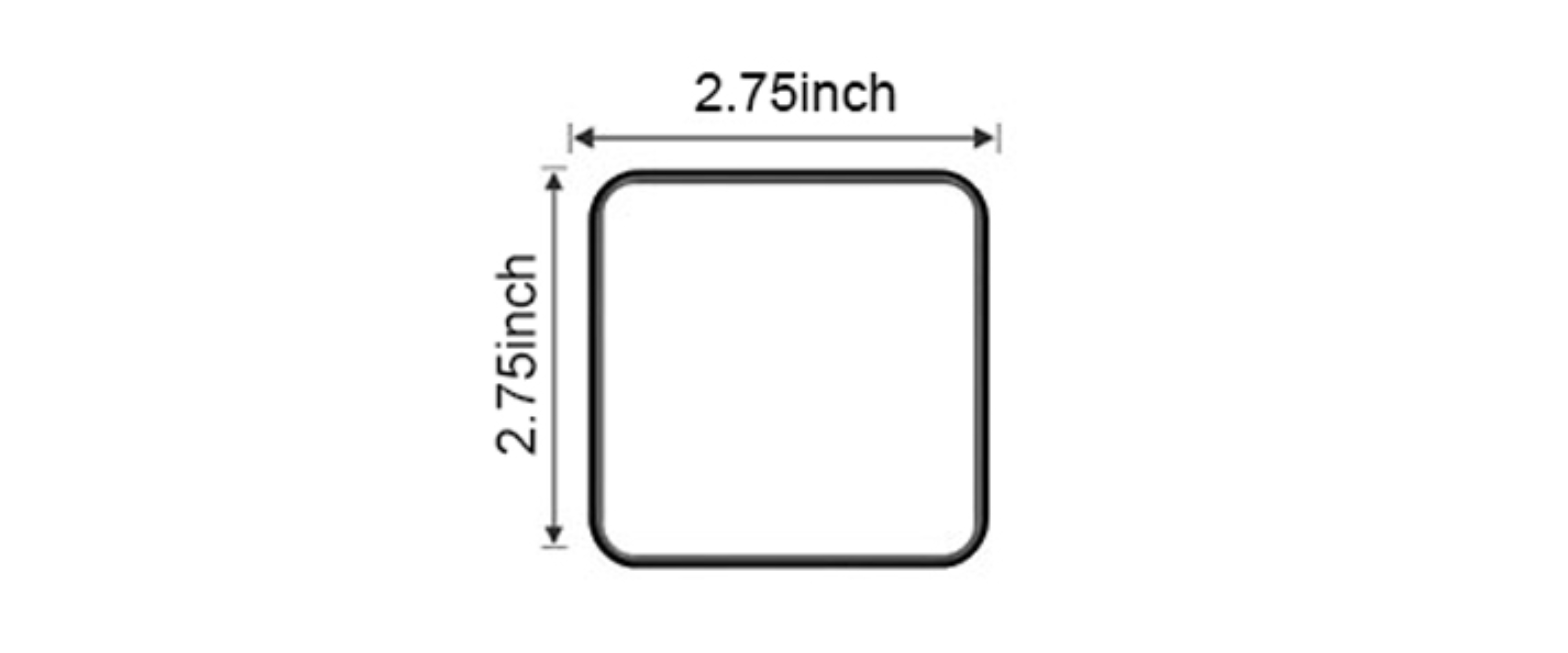 Anivia mini fill light, 2.75 inch square panel, portable video light