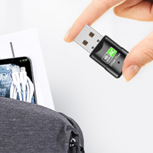 IHDAPP 650Mbps USB WiFi Adapter, 2.4Ghz &amp; 5Ghz Dual-Band Wi-Fi Adapter, AC650 Wireless Adapter Netwo