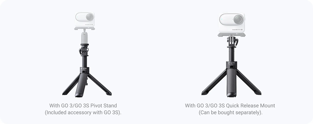 Insta360 Mini 2-In-1 Selfie Stick Tripod