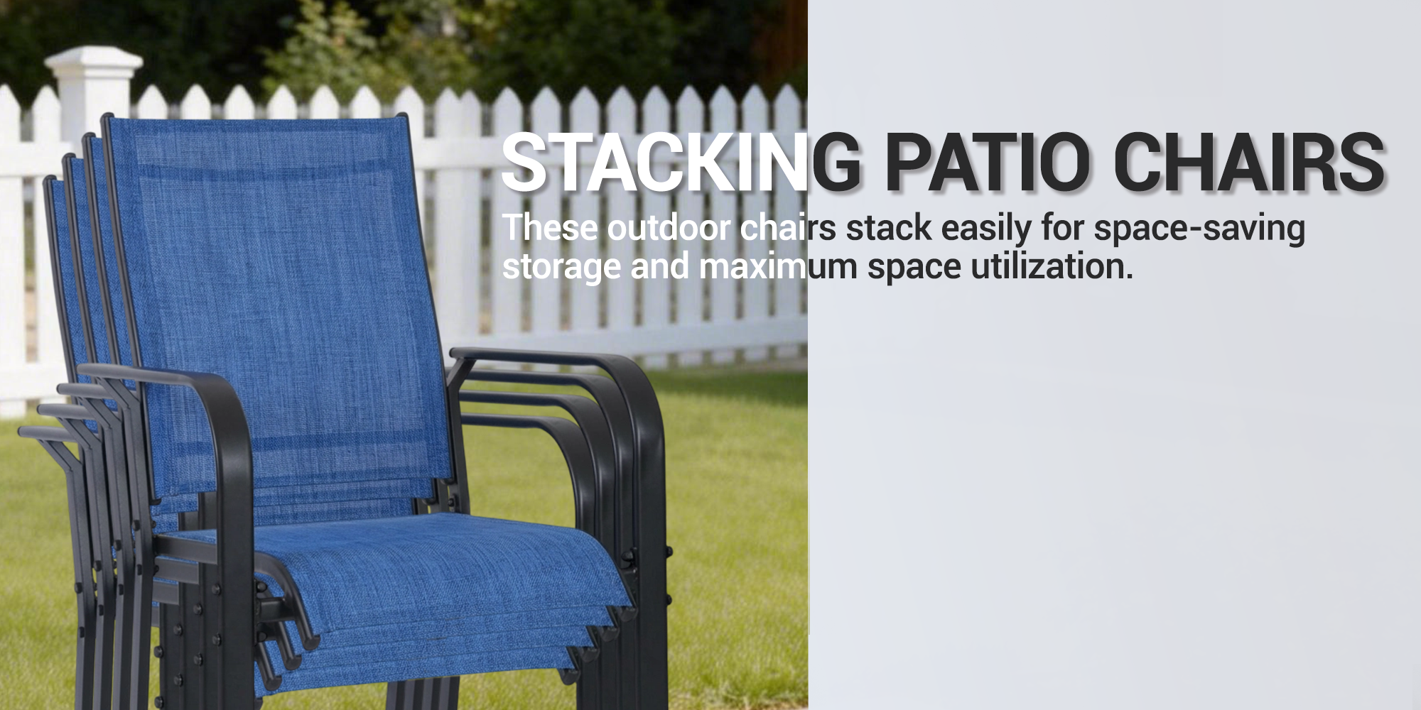 stacking patio chairs