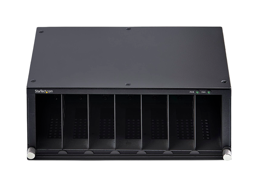 StarTech MCM7-MEDIA-CHASSIS 7-Slot Unmanaged Media Converter Chassis for MCM Media Converter Series