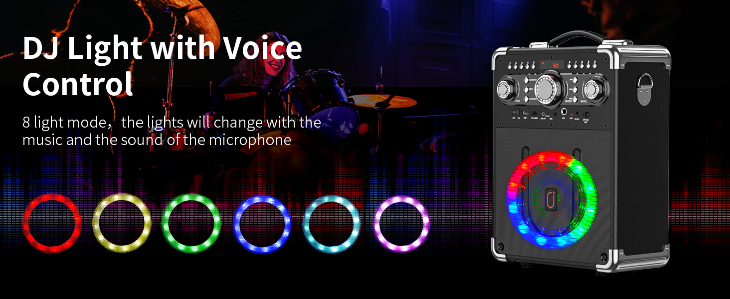 DJ Light with Voice Control
