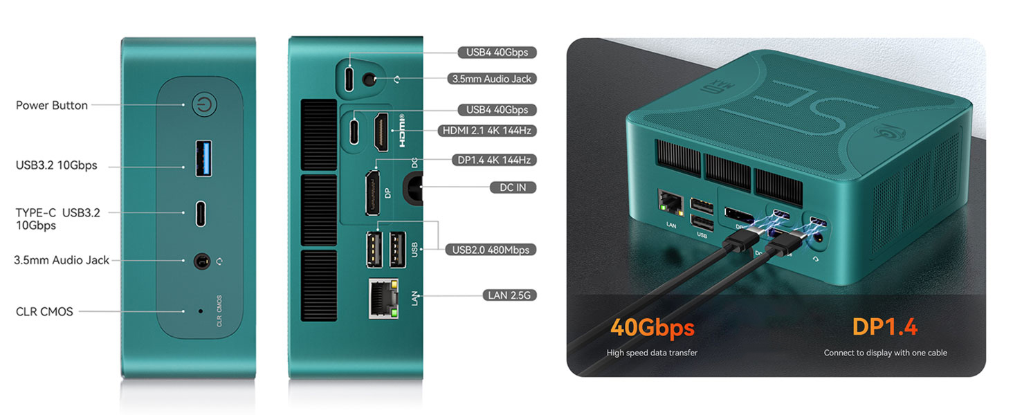 Beelink ミニPC Amazon.com: Beelink EQR6 Mini PC, AMD Ryzen 5 6600U(up to