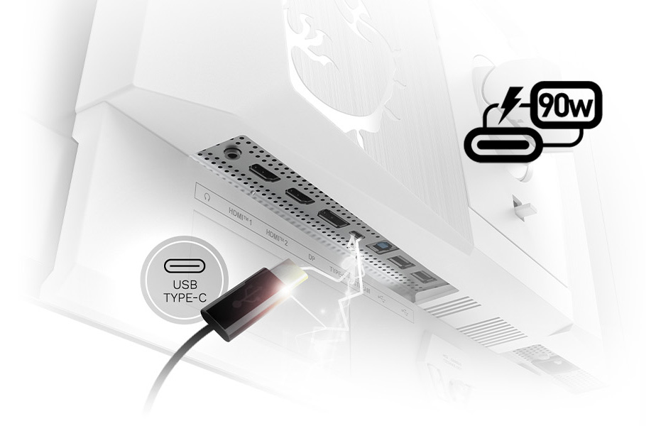 MSI MPG 321URXW QD-OLED Gaming Computer Monitor