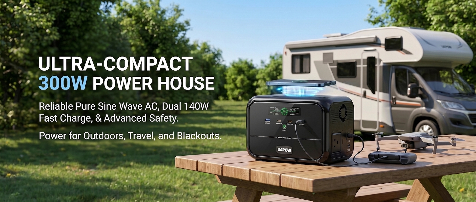 300W 288wh portable power station