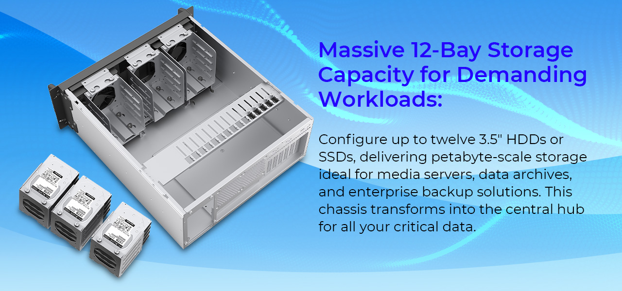Rosewill RSV-R4012 4U Rackmount Server Chassis