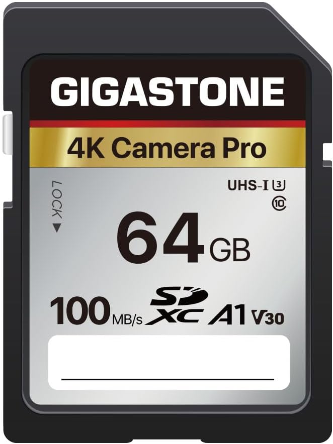 Gigastone 4K Camera Pro SDXC card 64GB