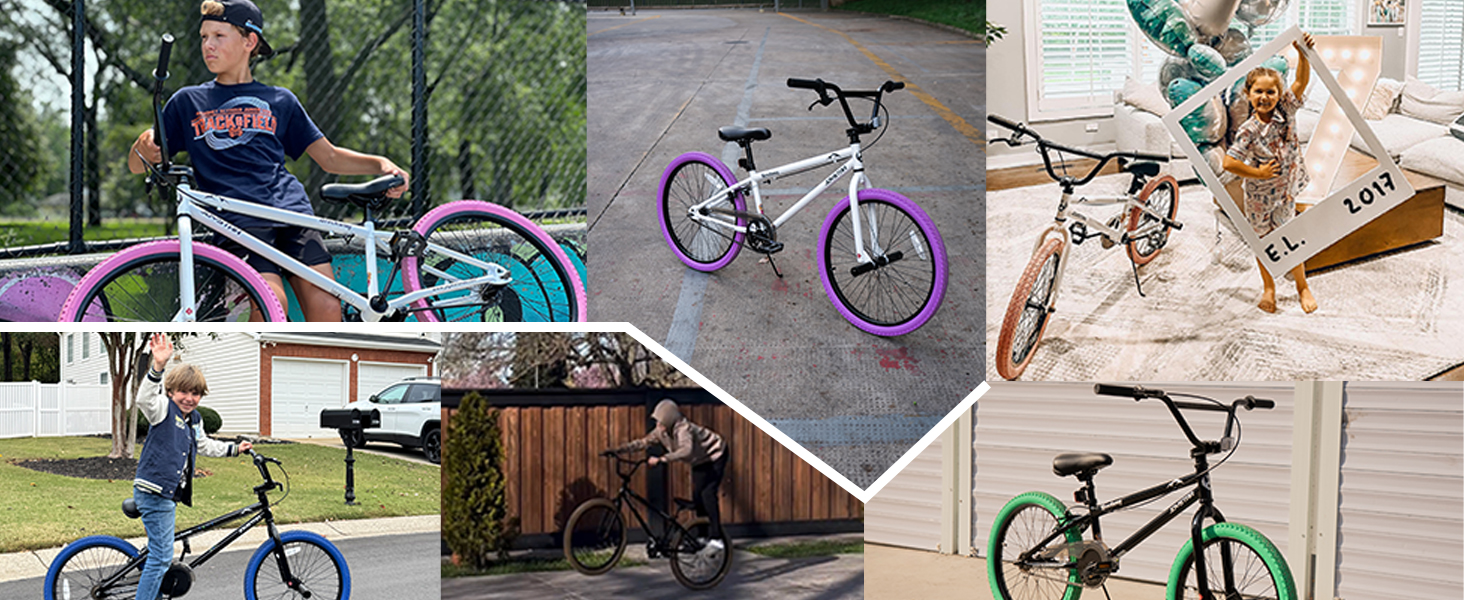 BMX bmx bike bmx bicycle freestyle bmx boys girls kids youth teen children 2 pegs