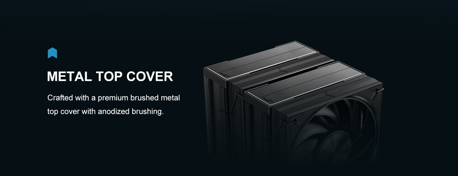 SAMA A60B Dual-Tower CPU Air Cooler Black