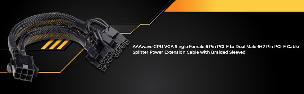 Splitter Power Extension Cable