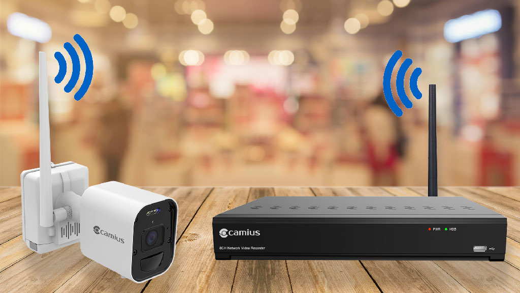 Camius 4K wireless security cameras with wireless NVR - No wifi needed