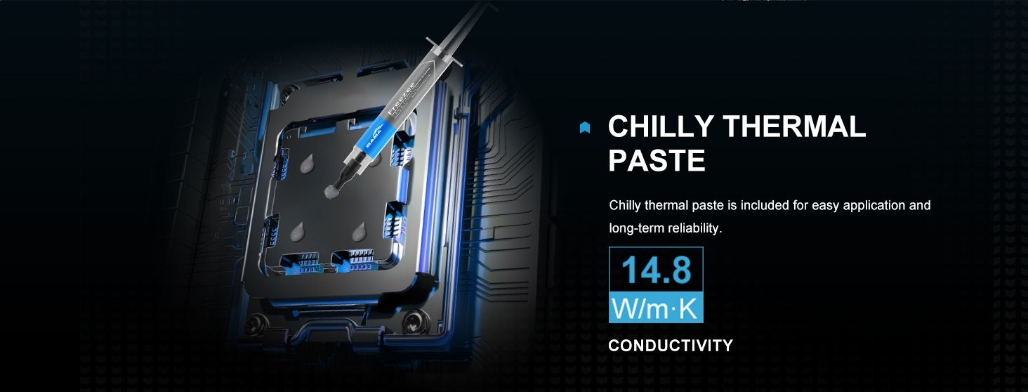 SAMA A40 Single-Tower CPU Air Cooler Black