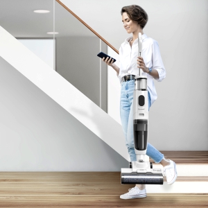 ECOWELL Cordless Wet Dry Vacuum Cleaner and Mop, All in One Multi-Surface  Cleaner, with Self-Cleaning Function, WCVP02 