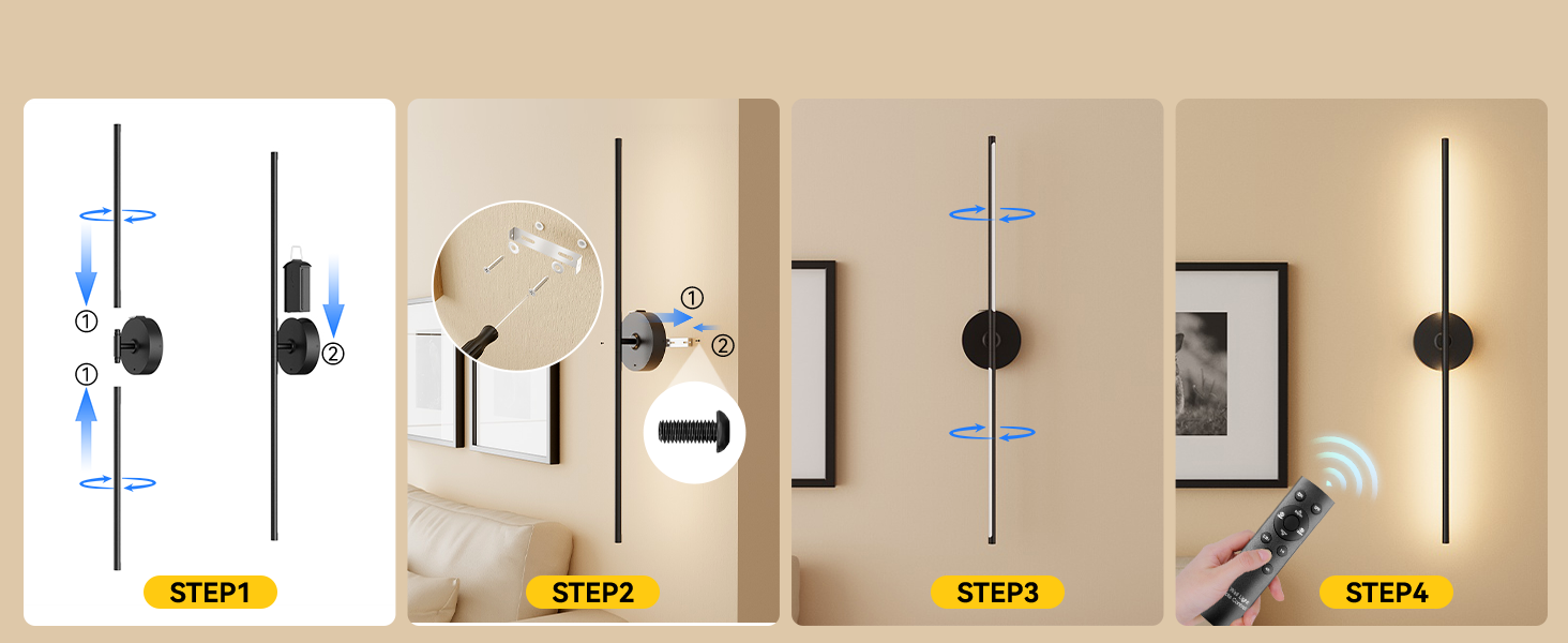 Easy Installation Wall Sconces