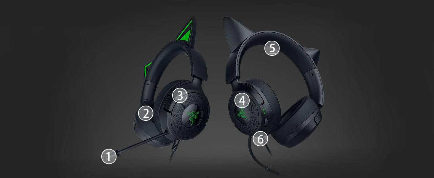 Razer Kraken Kitty V3 X Wired Gaming Headset